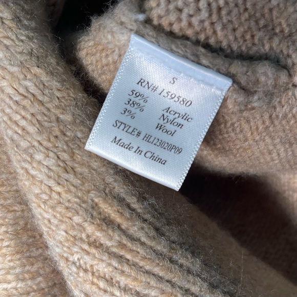 Pink Lily Toupe Sweater - Picture 6 of 7